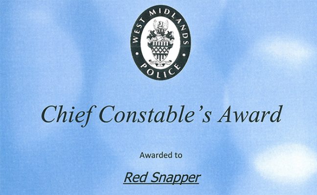 RSG Chief Constables Award Header